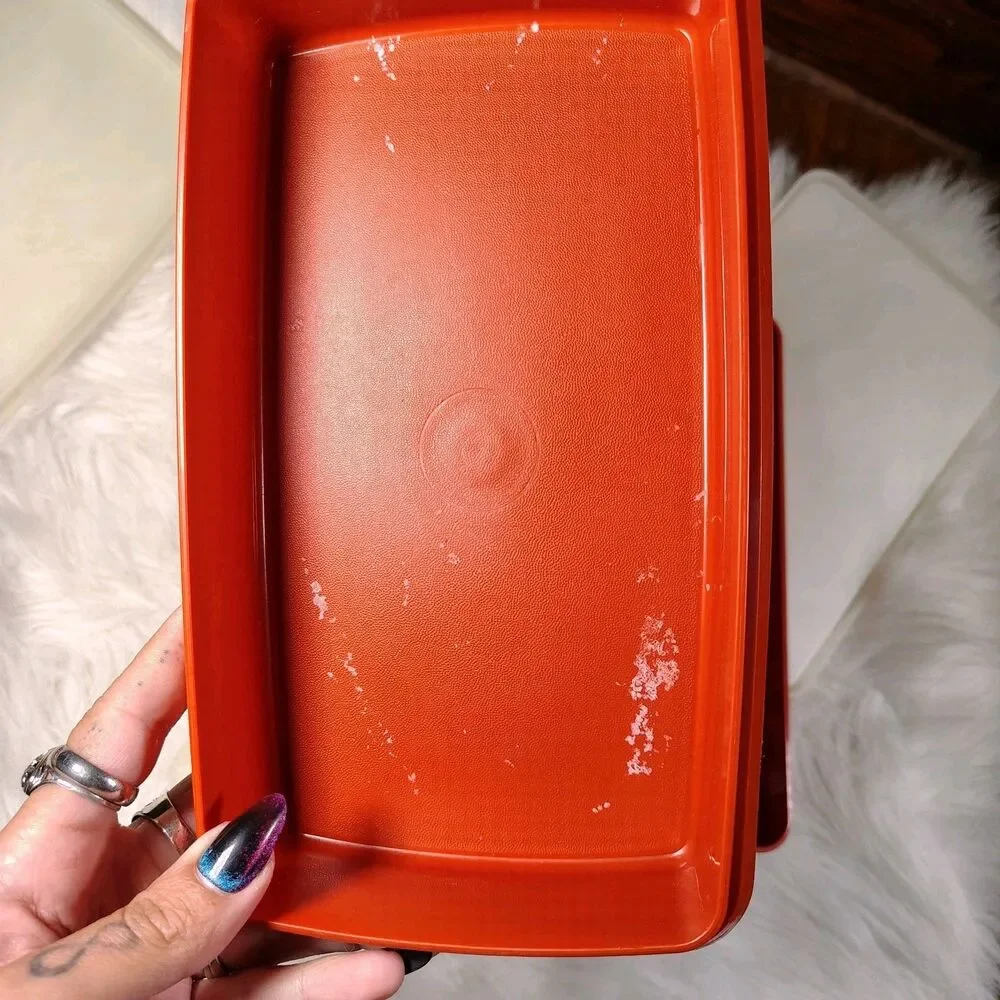 VTG Tupperware Bacon/Marinade/Hotdog 1292-5 &  Deli meat keeper 816-13